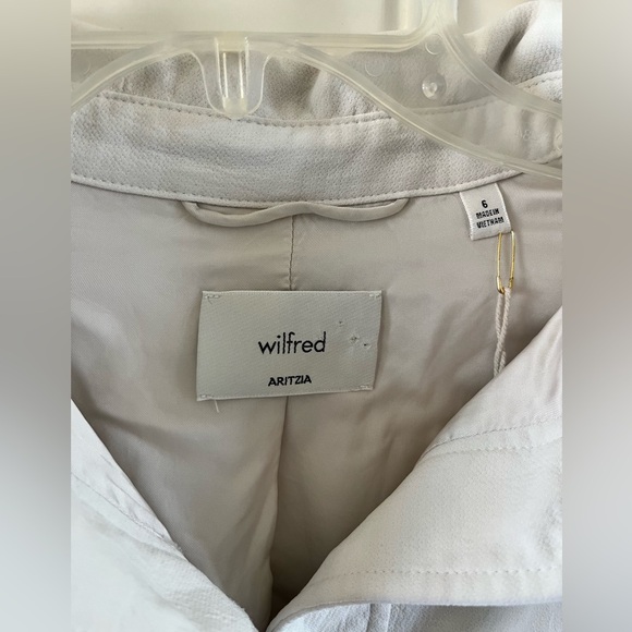 😎Aritzia Wilfred CruiseLinen Cropped Jacket - Picture 7 of 16